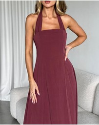 Dazie - One Last Time Halter Midi Dress