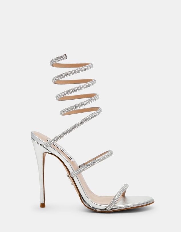 Steve Madden - Exotica-Rhs Silver Heels