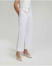 Oxford - Ela Linen Blend Pants