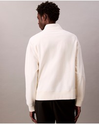 Calvin Klein Jeans - Embroidered Logo French Terry Quarter Zip Sweatshirt