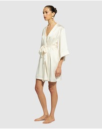 GINIA - Silk Wrap Gown