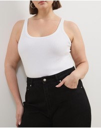 Atmos&Here Curvy - Milla Straight Leg Jeans