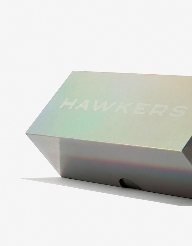 Hawkers Co - HAWKERS - Black Blue Chrome FASTER Sunglasses for Men and Women UV400