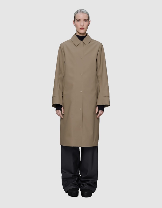 RAINS - Nara Long W Jacket Beige