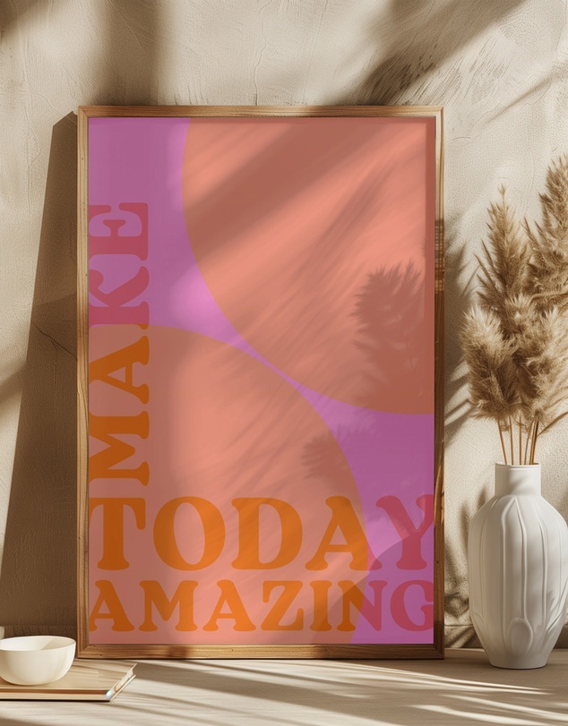 Olive et Oriel - Make Today Amazing by Treechild Art Print