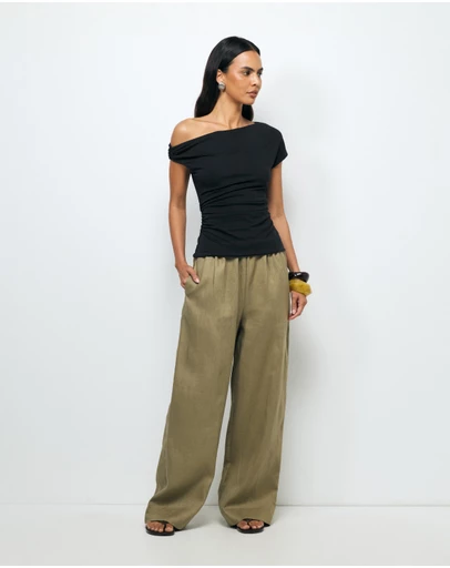 AERE - Juna Relaxed Linen Pants