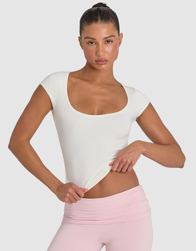 BO+TEE - Buttercloud Crop Top