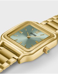 Cluse - Gracieuse Sage Green/Gold Link