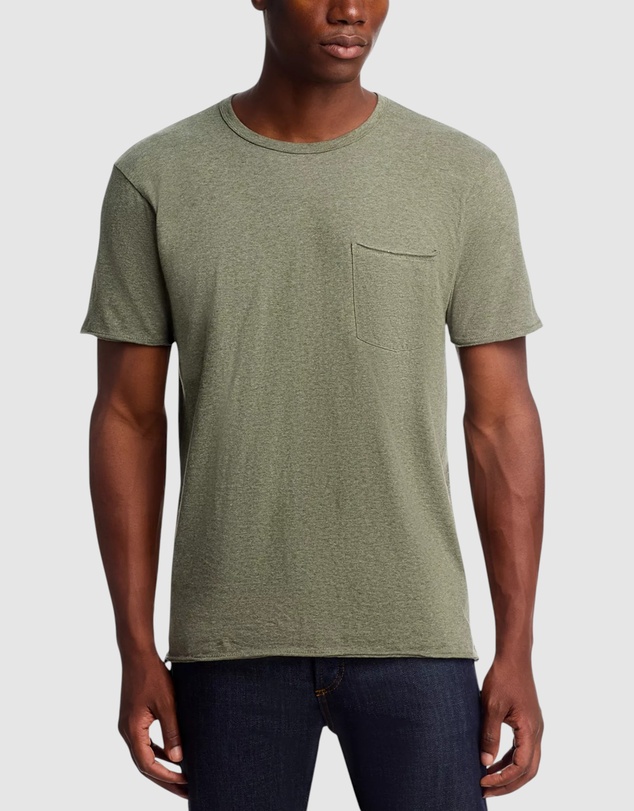 rag & bone - Melange Miles Pocket Tee
