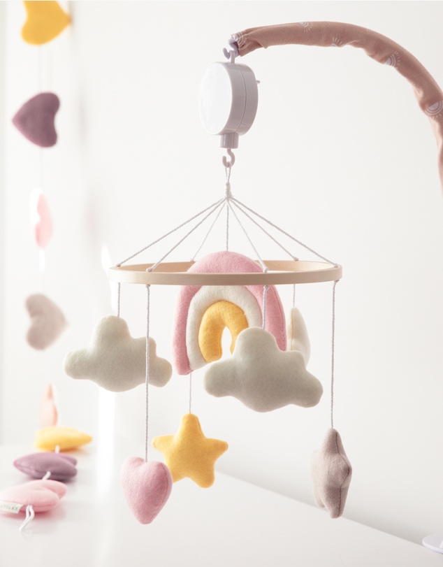 Living Textiles - Bunting Decoration - Bohemian Bliss/Heart