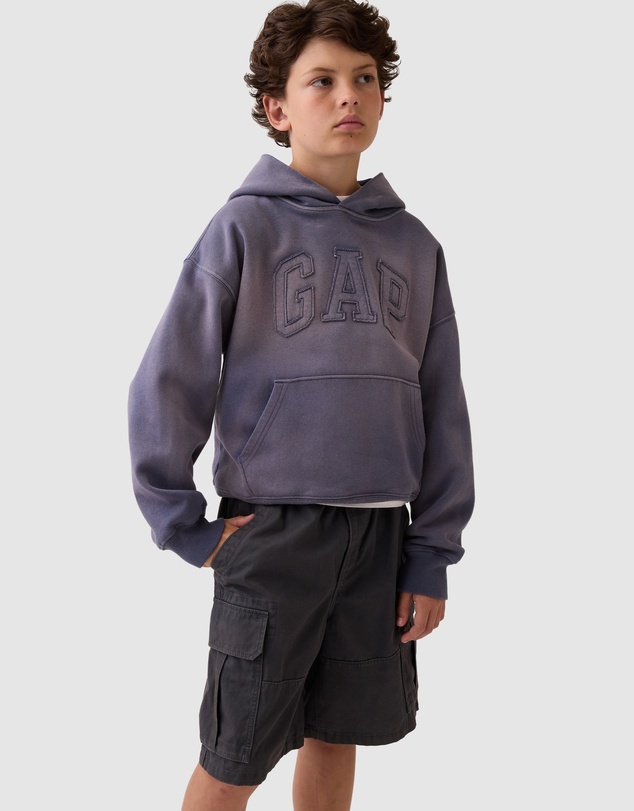 GAP - Su26 Logo Abv PO Hood - Teens
