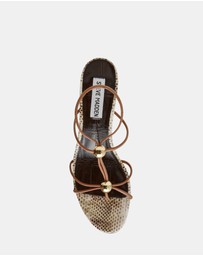 Steve Madden - Ramos Natural Snake Heels