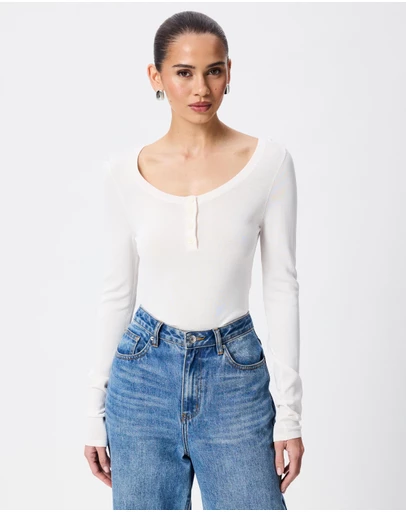 Tussah - Freya Fine Knit Long Sleeve Top