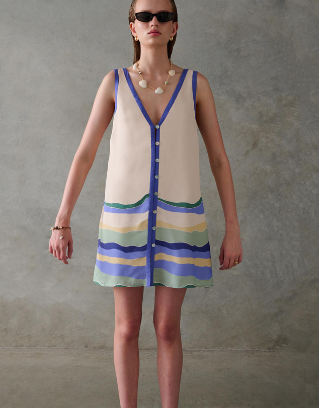 Sancia  - Indigo Dress