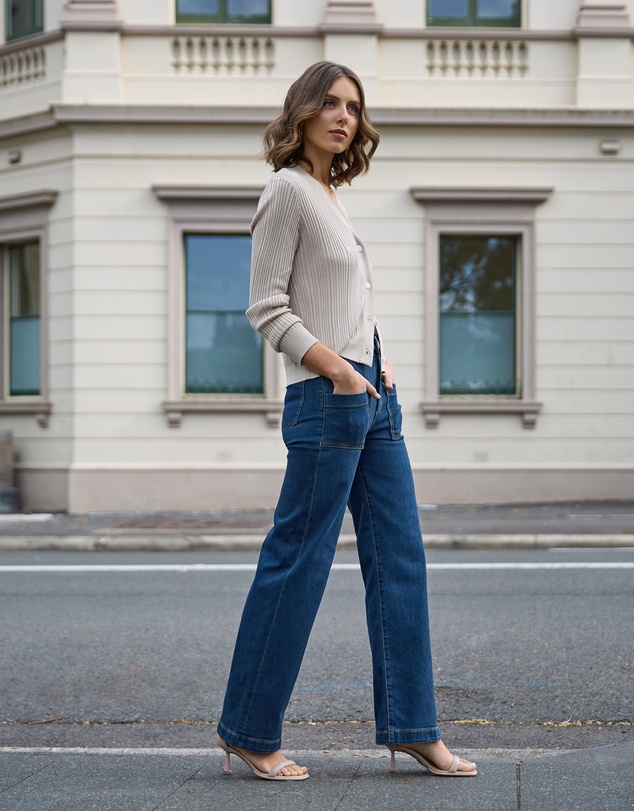 DRICOPER DENIM - Carrie Astro Wide Straight Leg Jeans