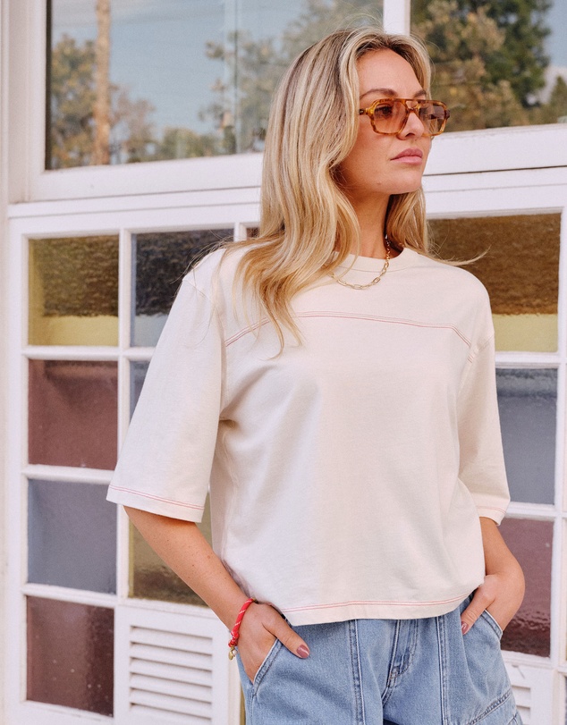 Ceres Life - Devon Slouchy Seam Tee