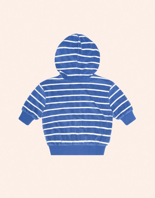 Huxbaby - Nautical Hux Towelling Zip Hoodie - Babies-Teens