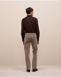 Trenery - Regular Fit Cord Classic Pant in Cinder