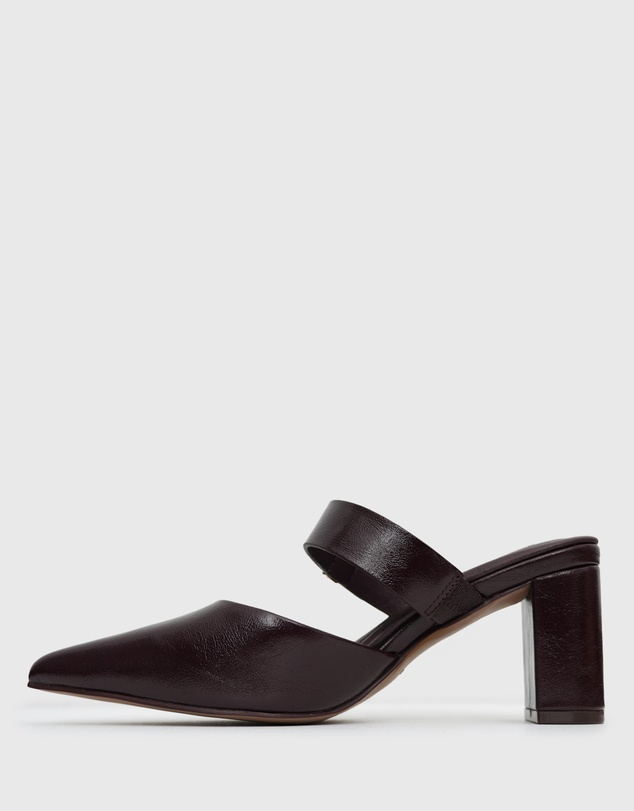 Betts - Fredrick Block Heel Point Toe Mules