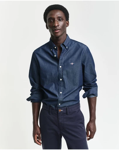 Gant - Slim Fit Indigo Shirt