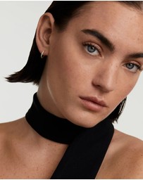 PDPAOLA - Diamonds and Gold Estella Mini Hoop Earrings
