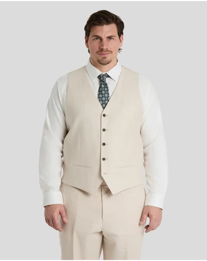 Johnny Bigg - Hugo Linen Blend Waistcoat