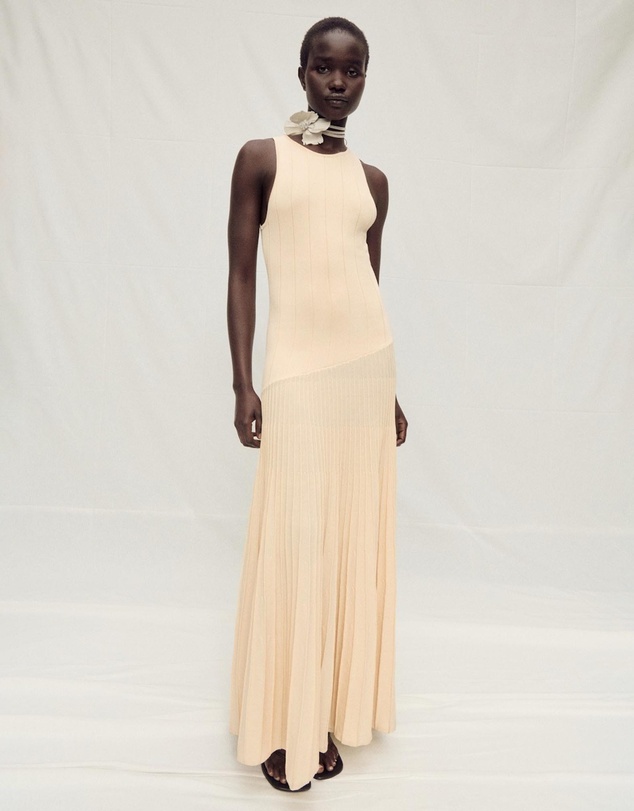 M.N.G - Piano Pleated Knitted Dress