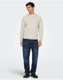 Only & Sons - Eric Structured Knit Pullover