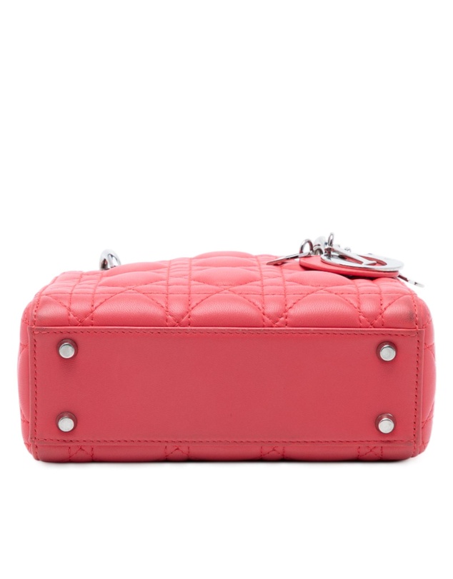 Pre-Loved by Azura Reborn - Pre-Loved Mini Lambskin Cannage Lady Dior