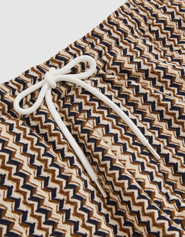 REISS - Teti Stripe Drawstring Shorts
