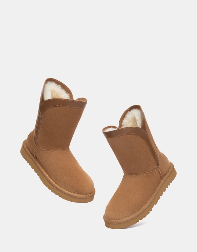 EVERAU - Australian Shepherd Ugg Short Wintra Cow Suede Upper UGG Boots