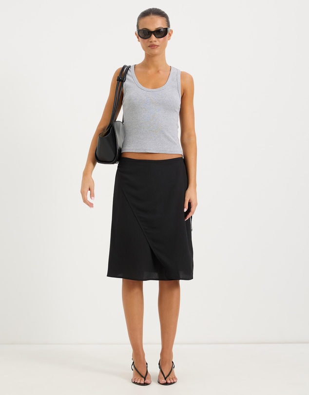 Calli - Mandy Waist Tie Midi Skirt