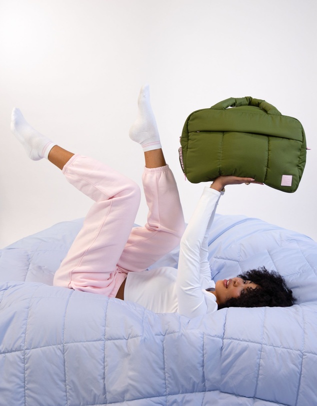 The Somewhere Co - Khaki Marshmallow Duffle Bag