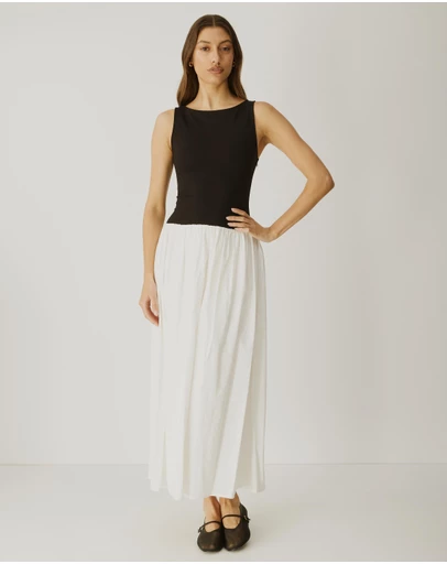 Atmos&Here - Amy Contrast Midi Dress