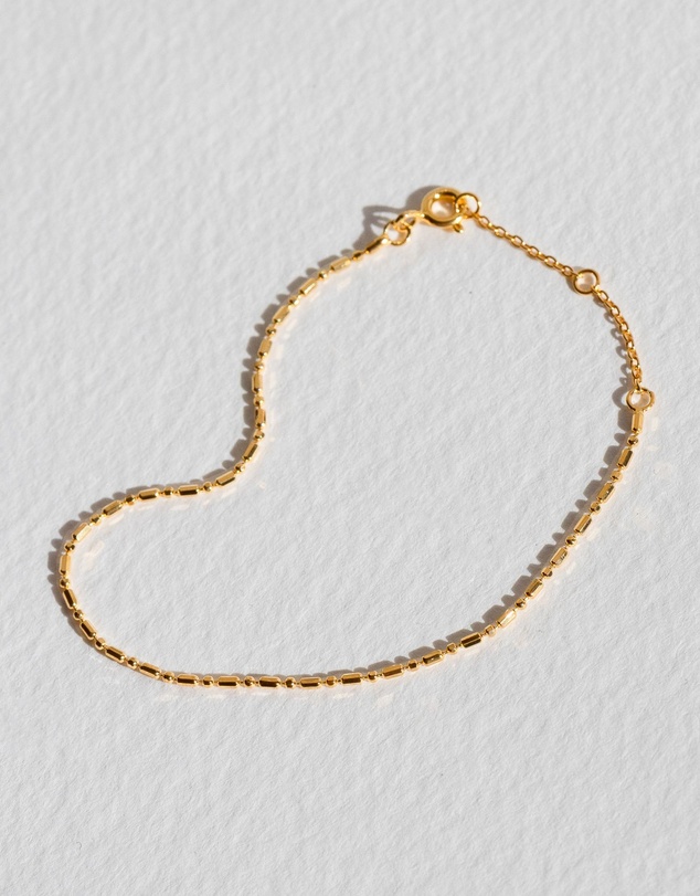SAINT VALENTINE - Dash Dot Chain Bracelet - Gold
