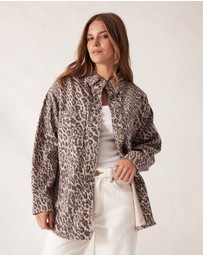 Ceres Life - Bobbi Side Pocket Denim Shacket