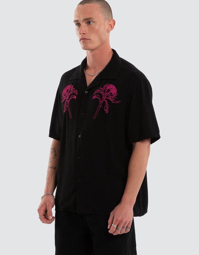 Nomadic Paradise - Florisim Cropped Resort Shirt