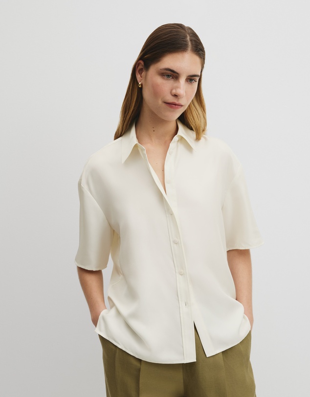 Country Road - Short Sleeve Silk Shirt