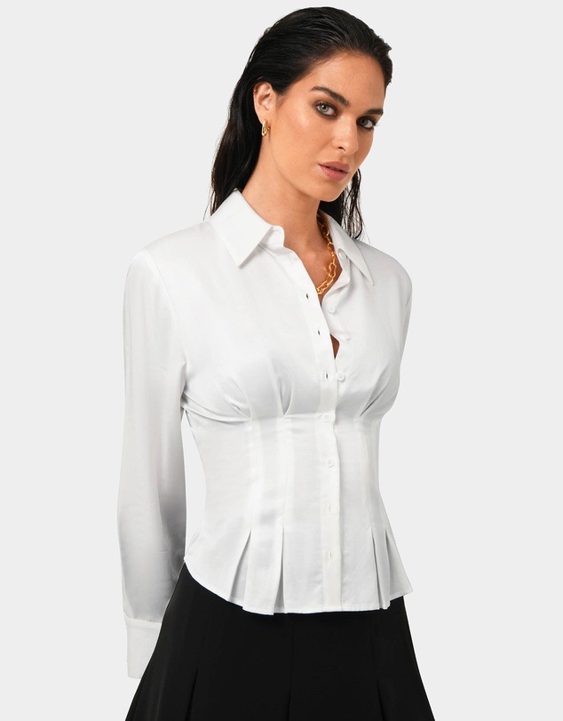 Forcast - Paige Gathered Shirt