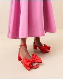 Loeffler Randall - Carmen Mid Heel Bow Sandals