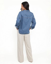 Petal & Pup - Cornelia Denim Shirt - Blue