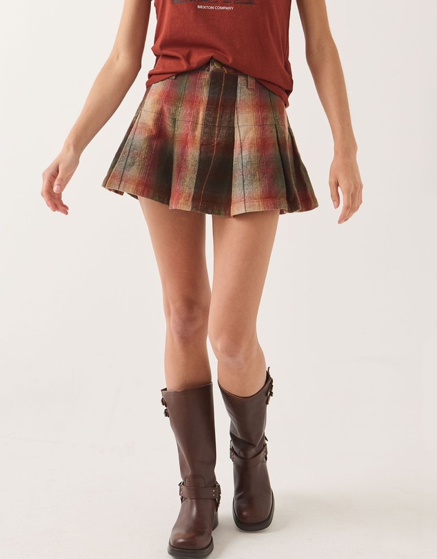 Brixton - Pleated Mini Skirt