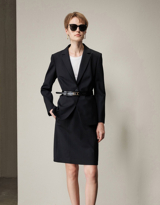 IDA+S - Arden Wool Tailored Skirt