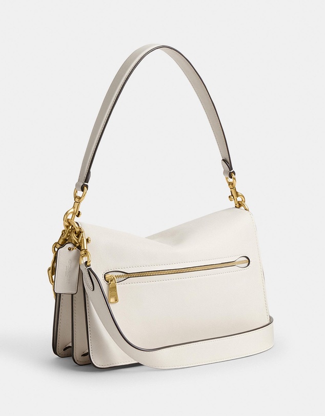 Coach - Smooth Leather Chain Tabby Shoulder Bag With Chain