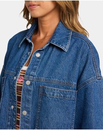 Roxy - Womens Back Slider Denim Jacket