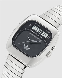 adidas Originals - Retro Wave Three 37mm Stainless Steel Expansion Band Watch
