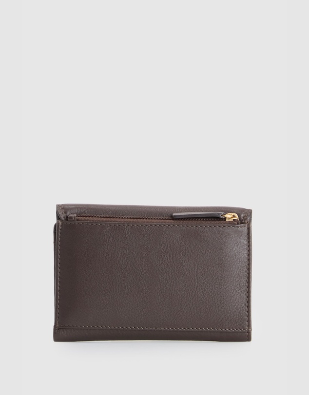 Evity - RFID Daisy Leahter Meadium Wallet