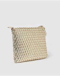 Arms Of Eve - Lavinia Clutch Bag - Gold