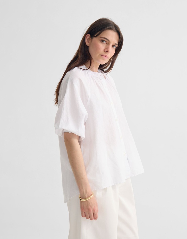 Oxford - Annika Washed Linen Shirt