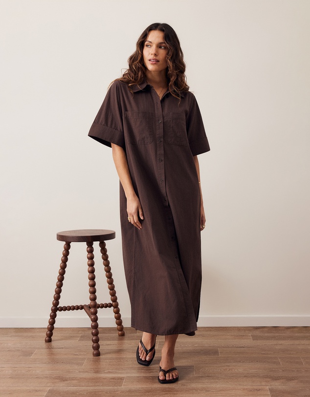 Ceres Life - Samara Midi Shirt Dress